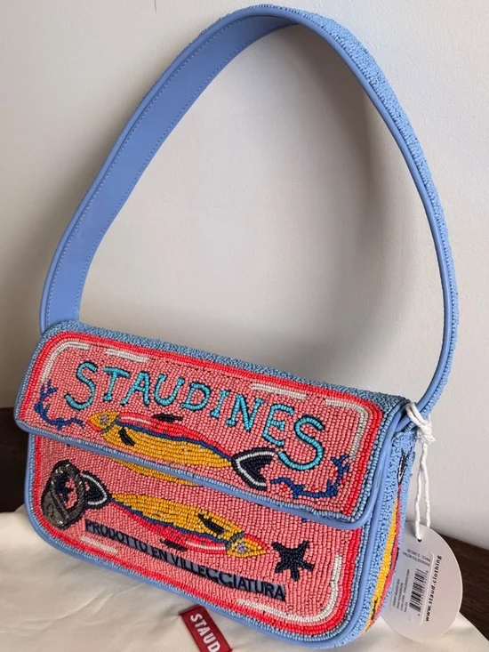 STAUD "Tommy" Staudines Pink Bag - Picture 2 of 4